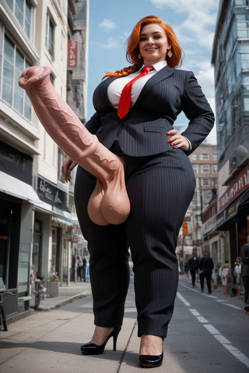 Bottom Up, Massive Equinecock, Glamorous Shemale AI Porn