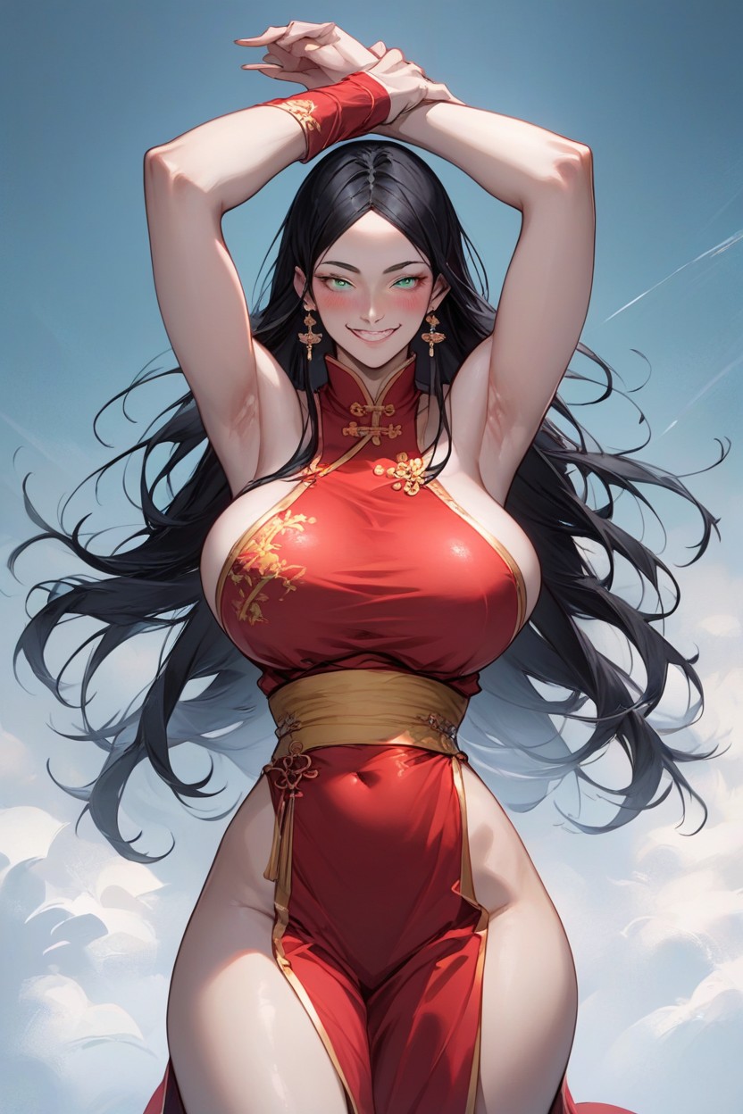 Light Green Eyes, Bouncing Boobs, 苗條AI黃片