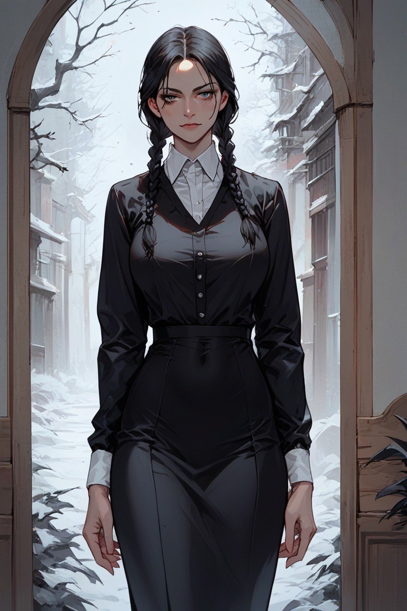 Wednesday Addams Furry AI Porn