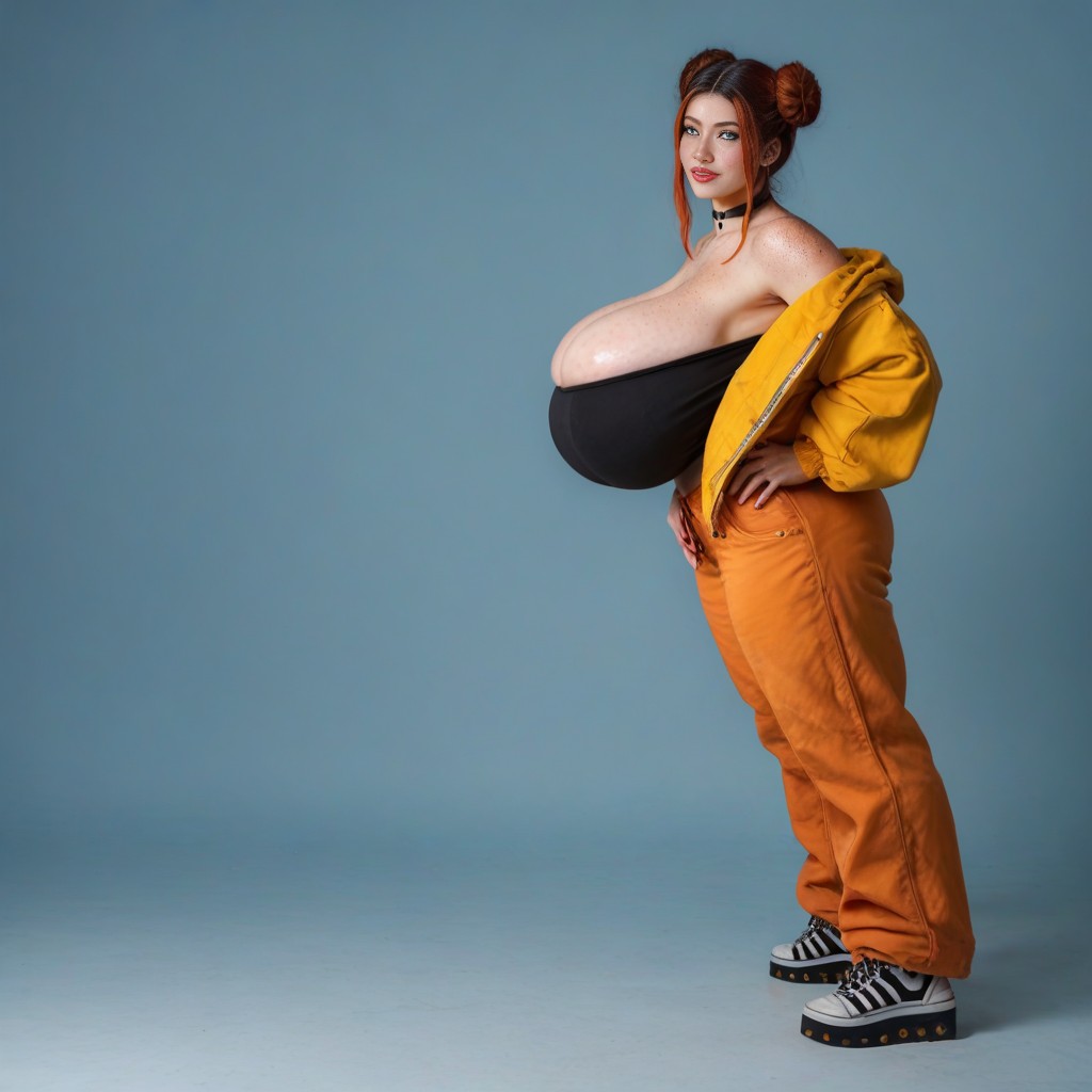 Low Hanging Buns, Bust Shot, Award Winning Photo AI Porn