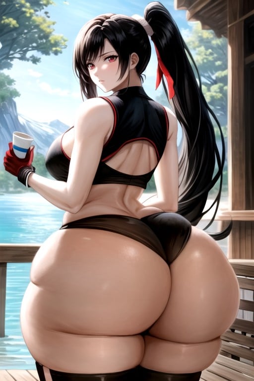 Cellulite Booty, Heart Shaped Hips, Wide Heart Shaped HipsAIポルノ