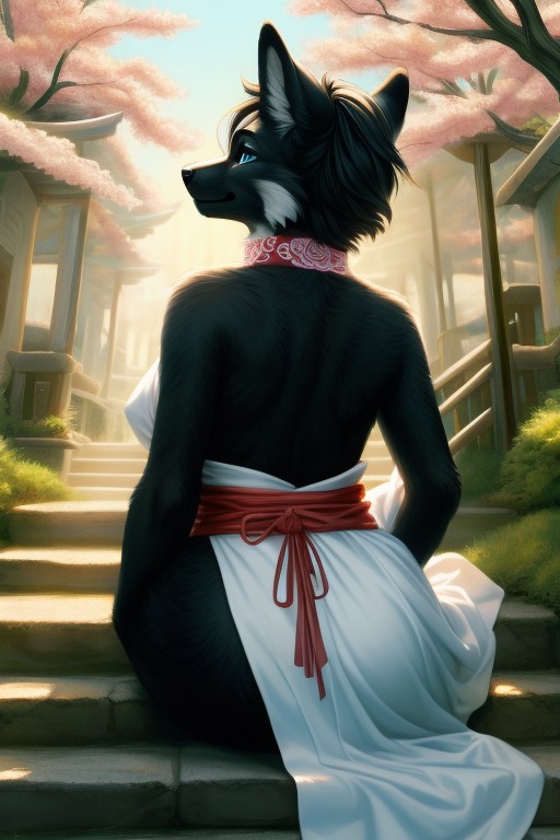 Short Length, Dog, Sunny Furry AI Porn