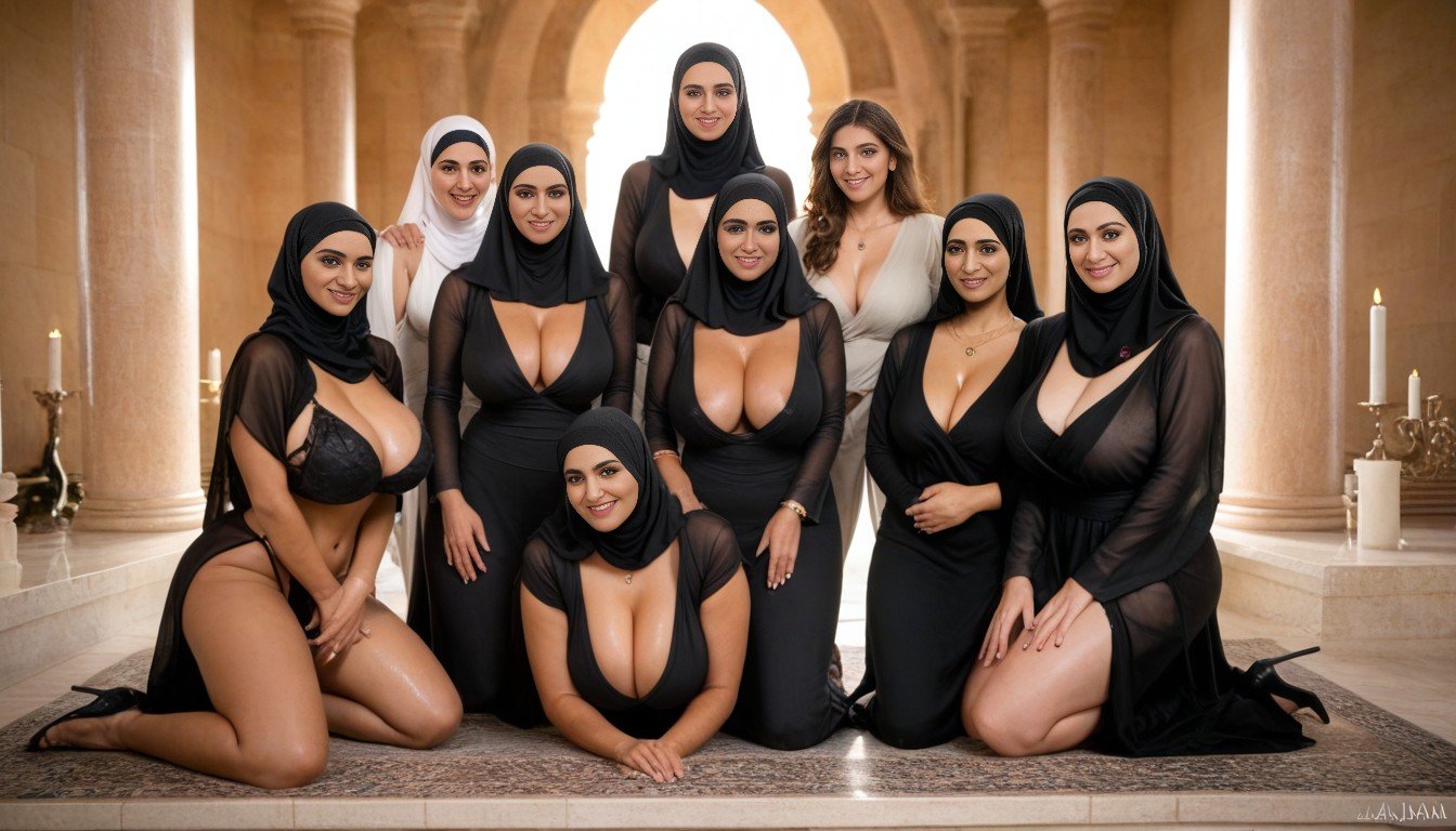 Hijab, Palace, Abaya Furry AI Porn