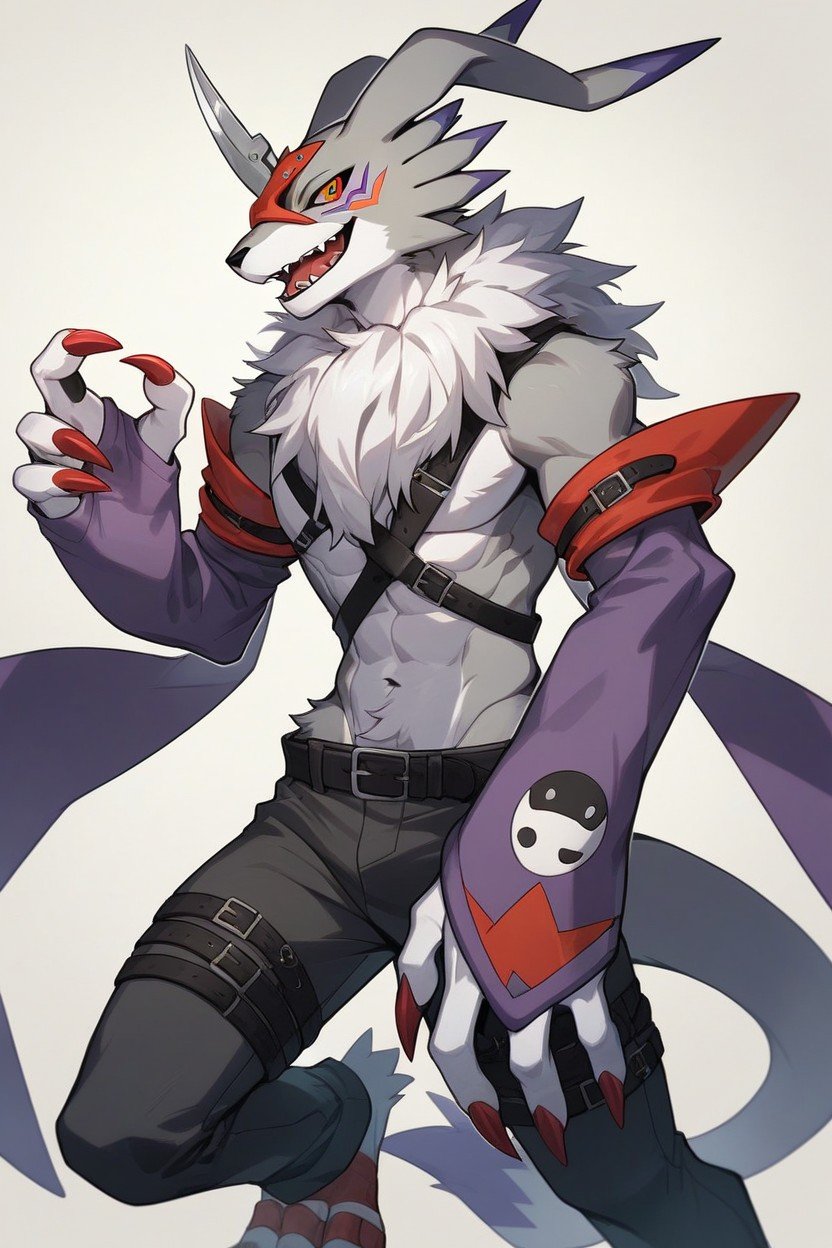 Digimon, Gray Fur, GazimonKI Porno