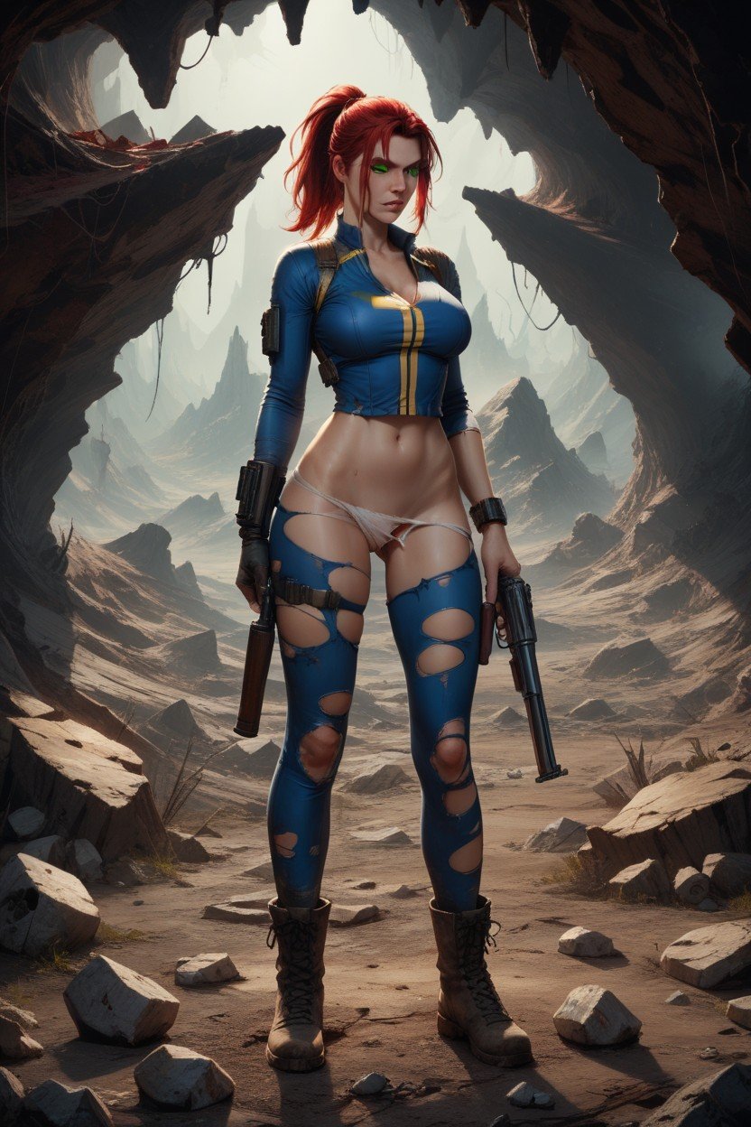 Vault Woman, Fallout, Quitar Las BragasPorno AI