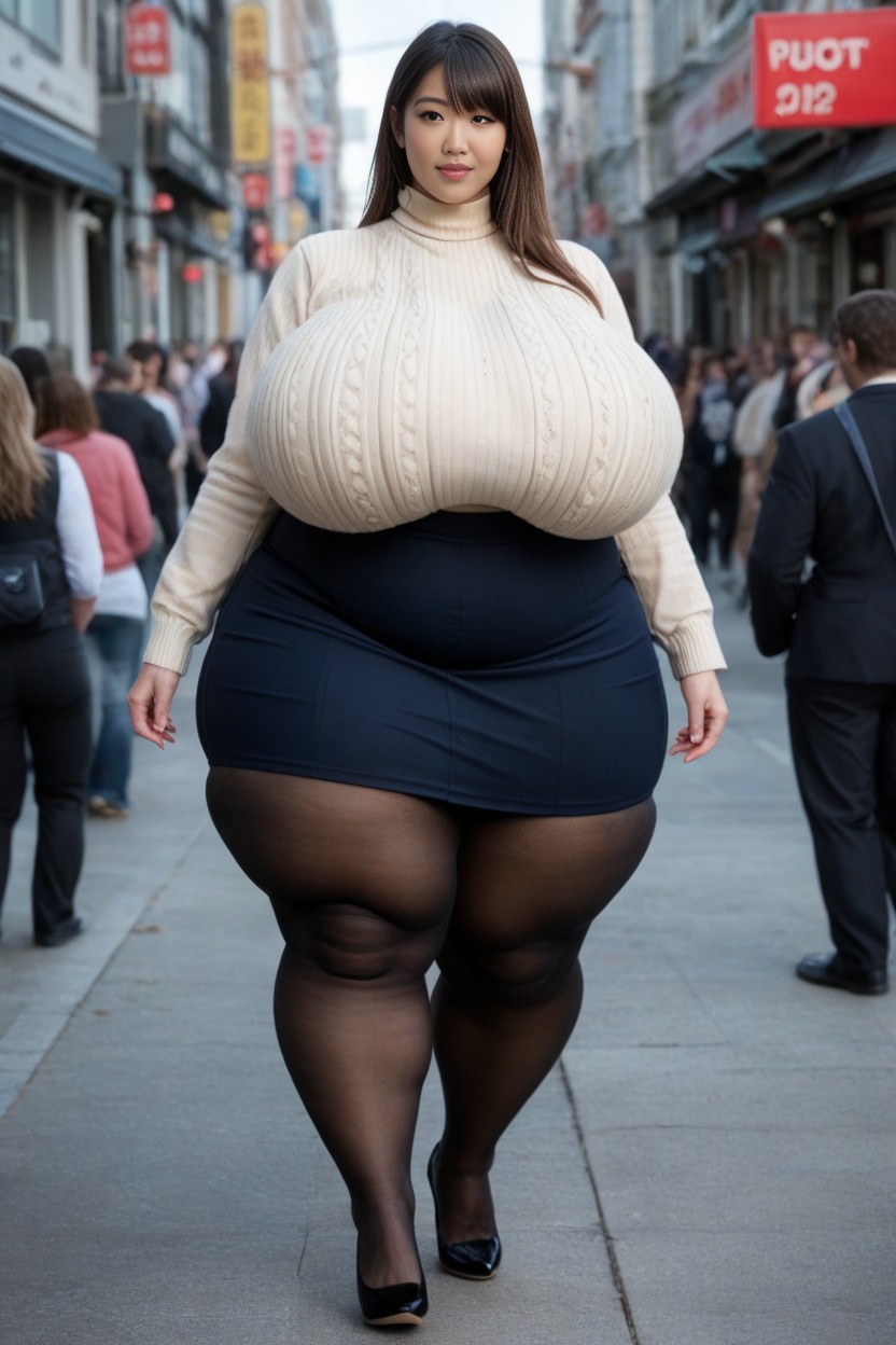 Fully Clothed, 1 Person, No Waist AI Porn