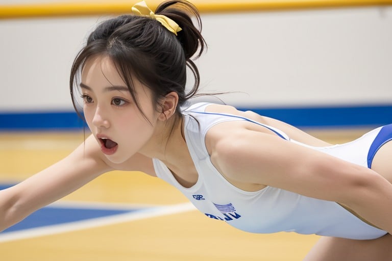 Gymnasts, Fully Naked, 작은 가슴AI 포르노