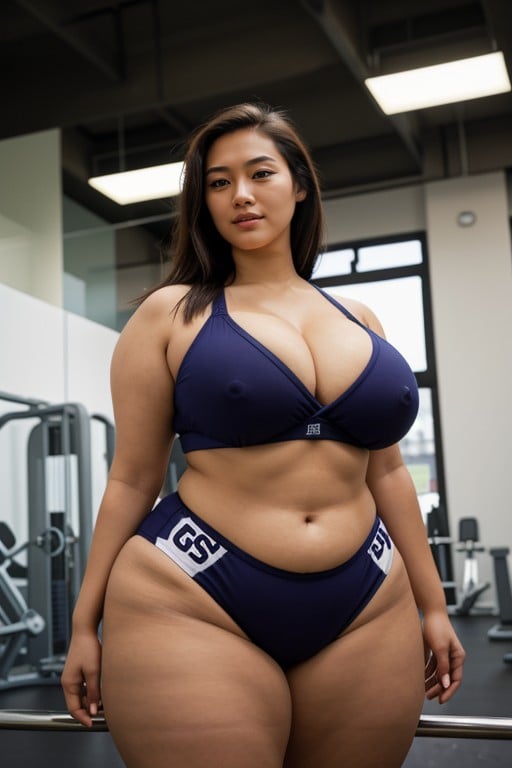 하이퍼 하체 무거운, Ssbbw, 상향식퍼리 AI 포르노