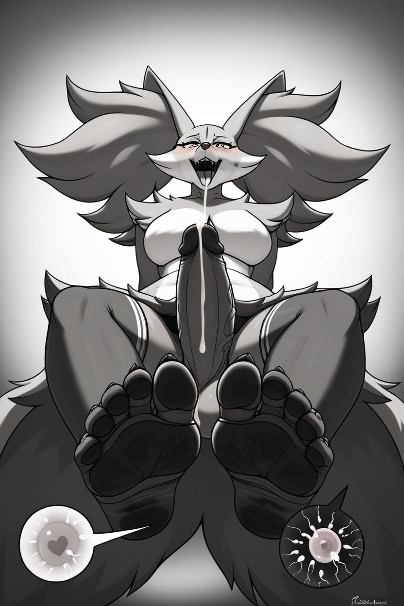 Visual Giantess Delphox Massive Toes, Visual Delphox Msssive Sock Loom Over, Visual Hyper FeetAIポルノ