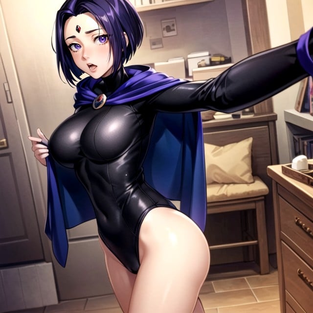 18, Raven (teen Titans), Vêtements AjustésPorno IA transsexuelle