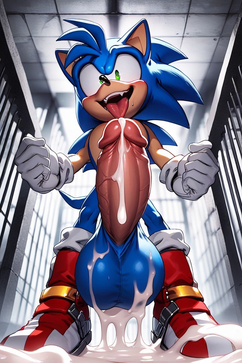 Gigantesque, Prison, Blue SonicPorno IA Furry