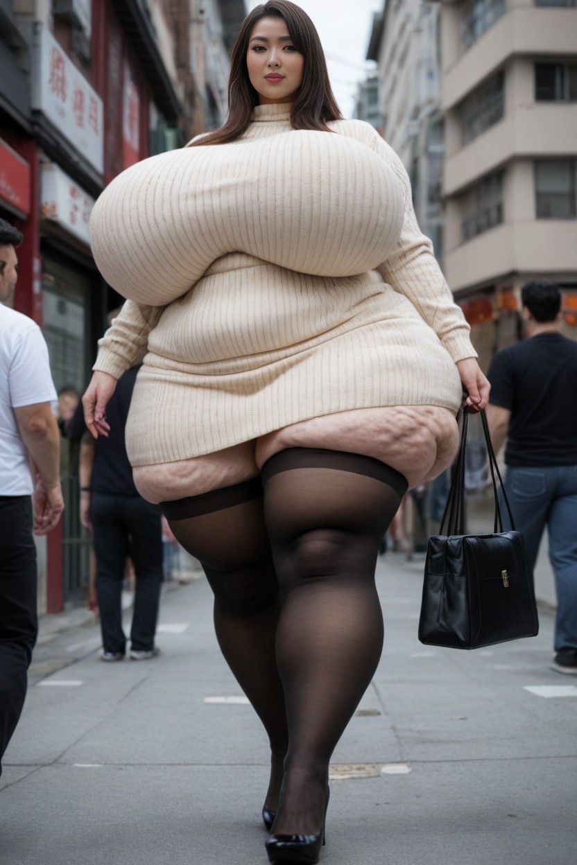 Giantess, No Waist, 18 AI Porn