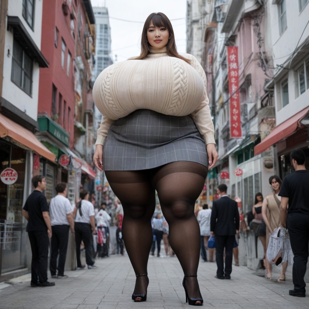Ssbbw, Top Down, Long Legs AI Porn
