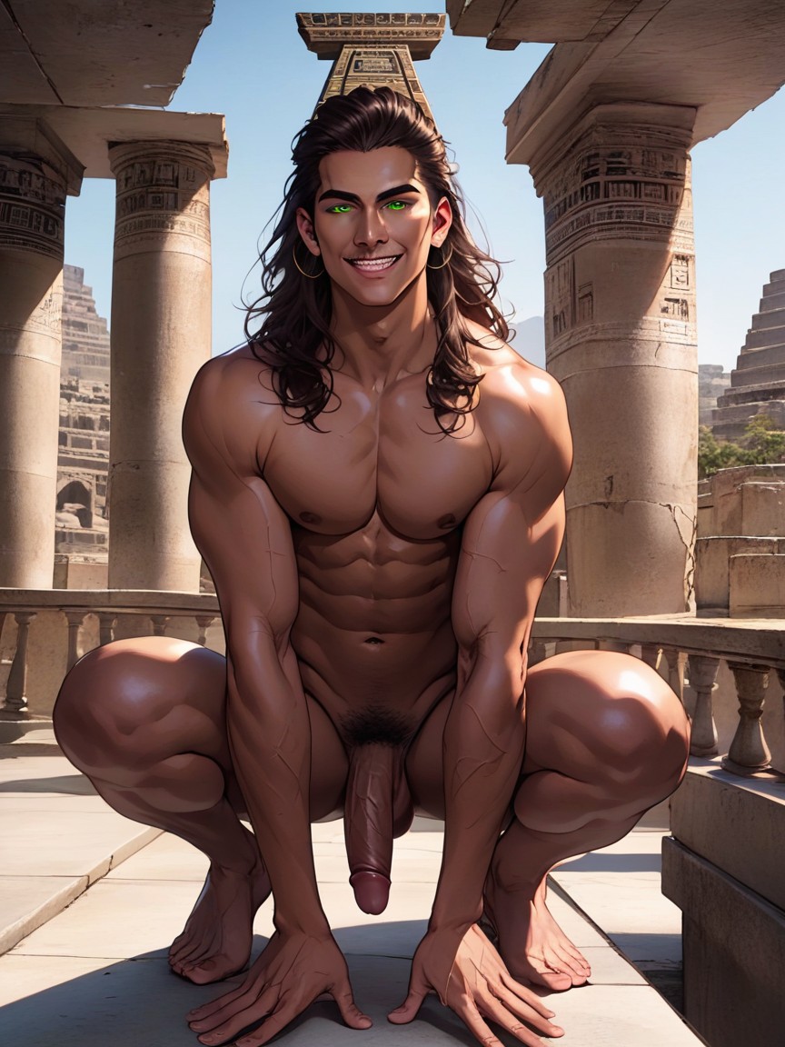 Latina, Medium, Happy AI Gay Porn