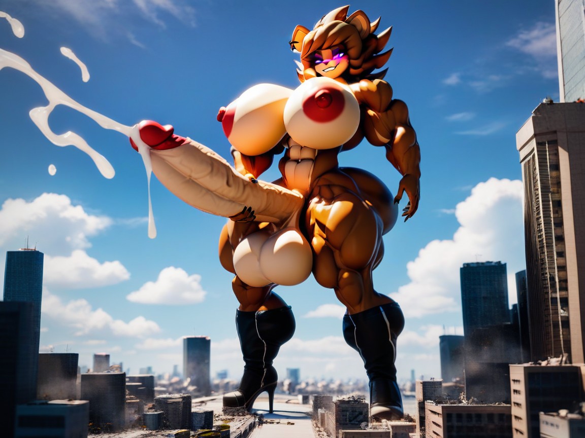 Fredina From Fnaf, Vieny Cock, Naked Furry AI Porn