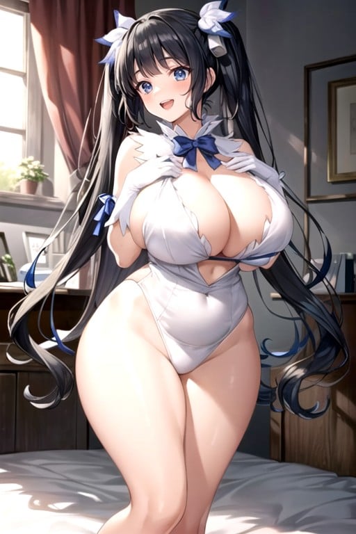 Bonitinho, Bunda Enorme, Hestia (danmachi) Travesti IA Pornô