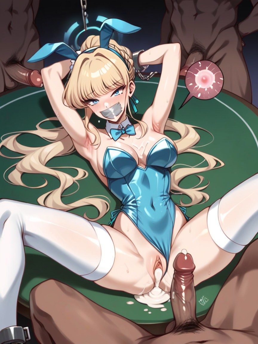 Casino, Shaved Pussy, Toki From Blue Archive Hentai AI Porn
