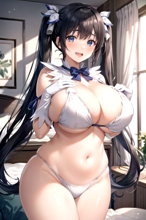 Cul Énorme, Mignon, Hestia (danmachi)Porno IA Hentai