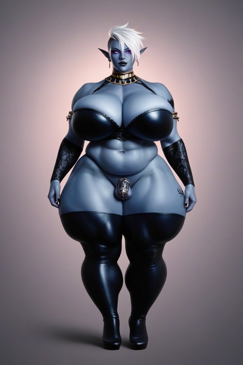 하이퍼 하체 무거운, Muscular, Full Body A Gothic WomanAI 포르노