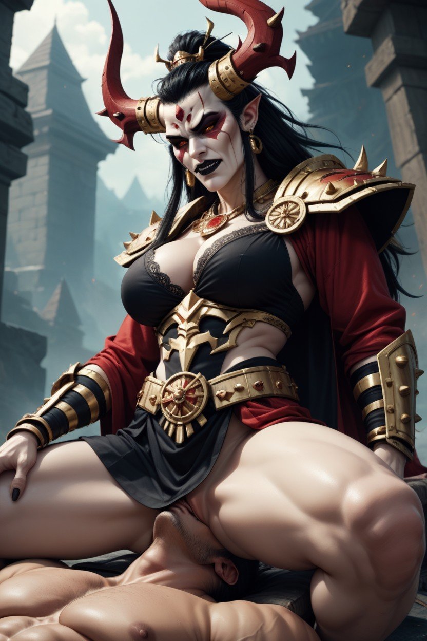 Sentar Na Cara, Morathi Warhammer Pornografia de IA