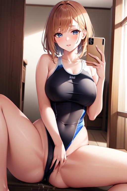 Camel Toe, Traje De Baño, SelfiePorno AI Hentai