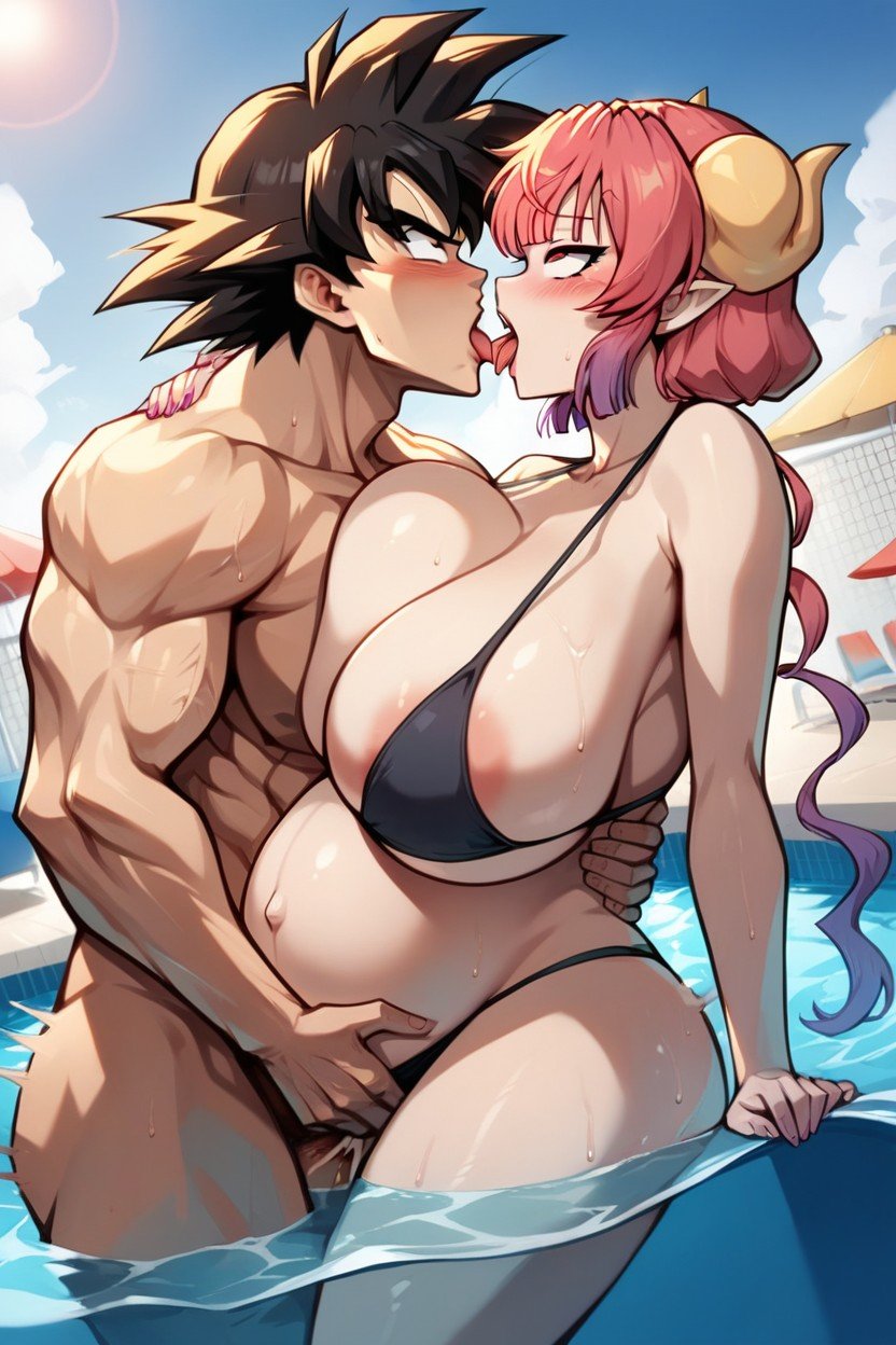 阿嘿脸, Kiss, Fucked By GokuAI黄片