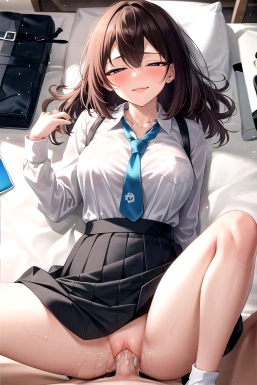 School Uniform, Horny, Missionary AI Porn