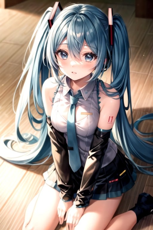 Elbow Bra, Add Detail, Hatsune Miku Shemale AI Porn