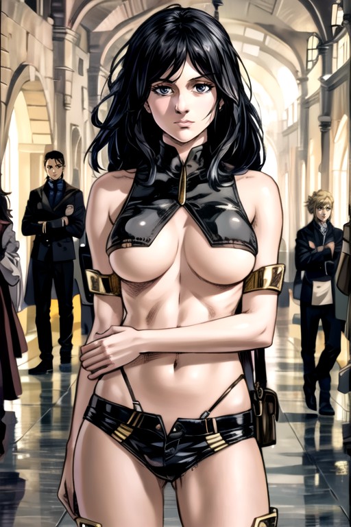 Sujetador De Codo, Pieck Finger (attack On Titan), Pecho Inferior VisiblePorno IA de transexuales