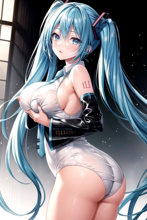 Hatsune Miku, 1 Pessoa, Adicionar Detalhe Travesti IA Pornô