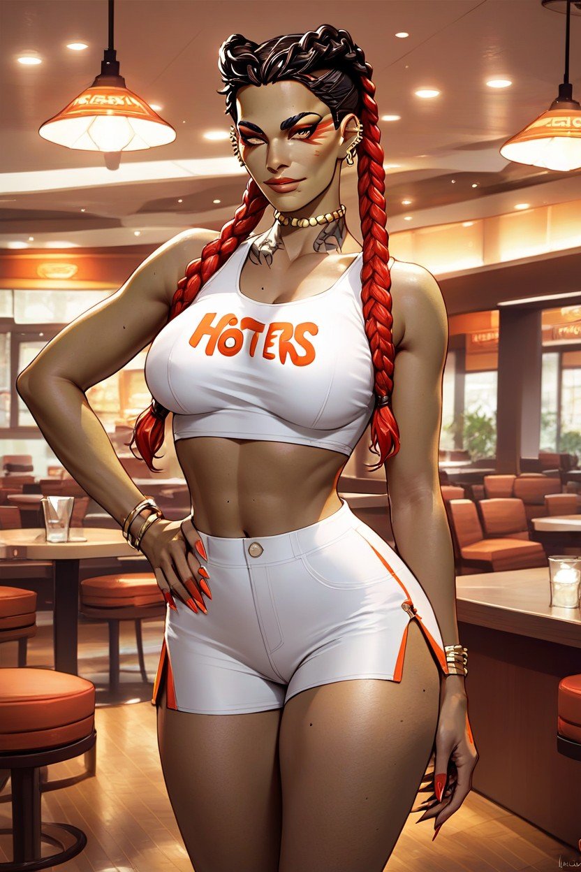 Vagera, Hooters Uniform, Loba From Apex LegendsPorno IA Hentai