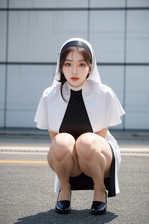 Squatting, Nun, 18 Furry AI Porn