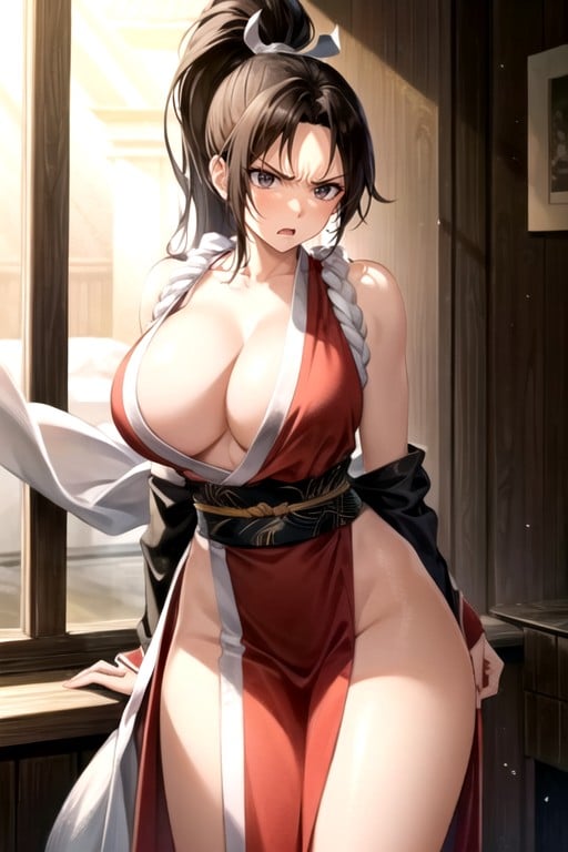 En Colère, Mai Shiranui (the King Of Fighters)Porno IA transsexuelle