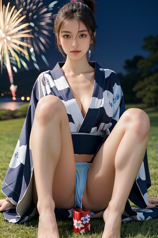 Japan, Looks At Viewer, Outdoors Asian AI Porn