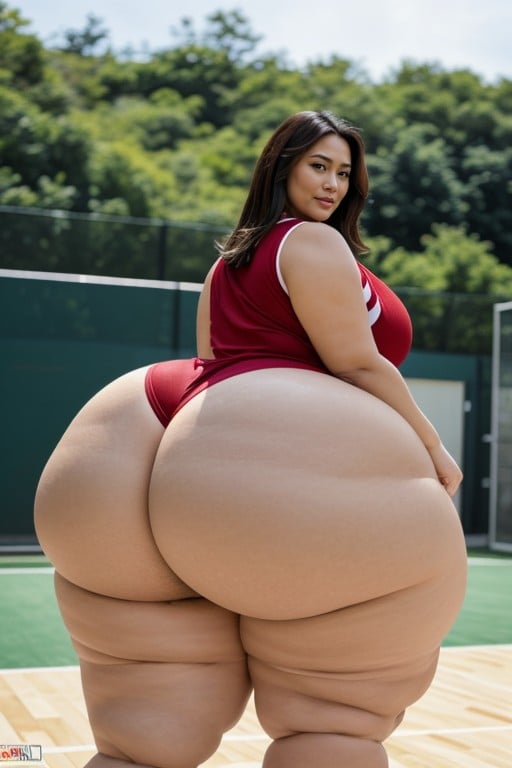 Ssbbw, Extremely Large Ass, Filipina AI Porn