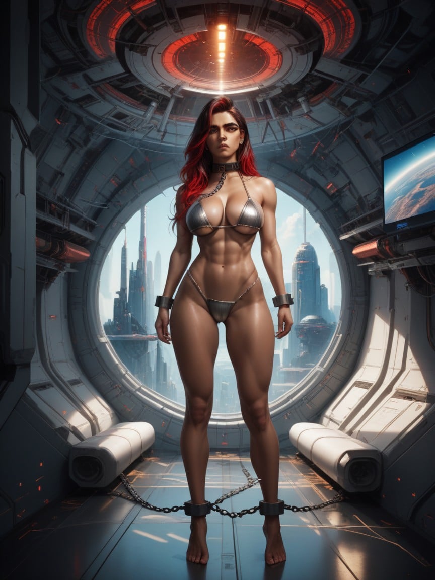 Front View, Small Breast, Spaceship AI Porn