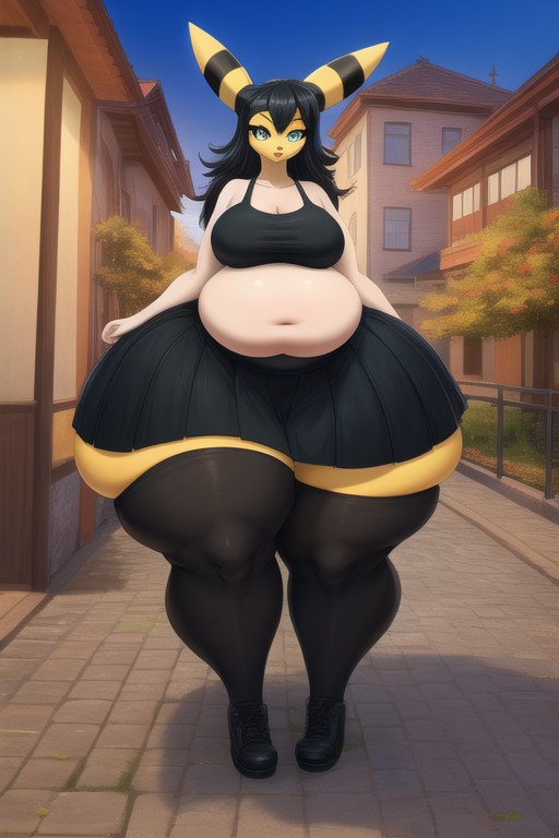 Big Ass, 전신, Umbreon Pokémon퍼리 AI 포르노