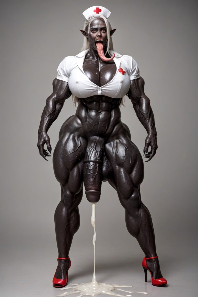 Big Massive Veins, Veiny Cock, Drink Potion ニューハーフAIポルノ