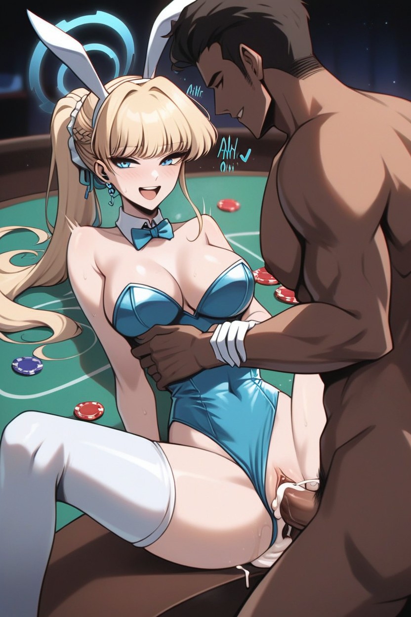 Missionary (3rd Person), Volumetric, Blue Eyes Toki Hentai AI Porn