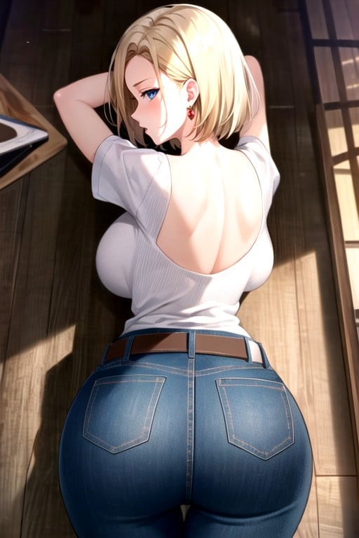 Android 18 (dragon Ball Z), Estilo Perrito (primera Persona), DieciochoPorno AI Hentai