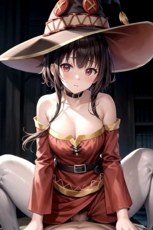 Agachándose, Vaquera, Megumin (isekai Quartet)Porno AI