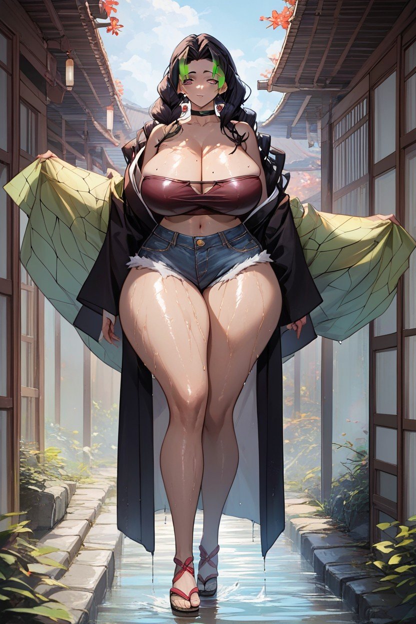 Strapless Top, Round Ass, Perfect Figure Hentai AI Porn