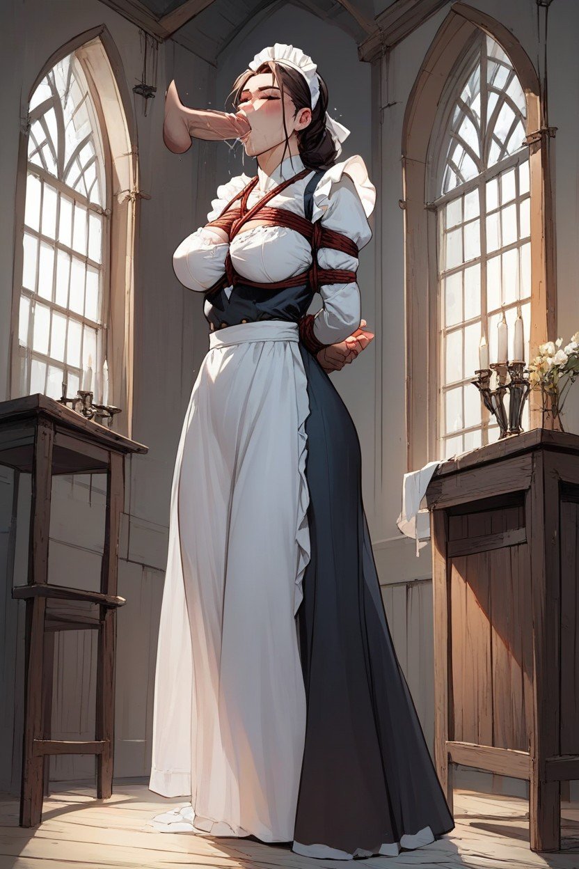 Medieval Maid Outfit, 超大, ShibariAI黃片