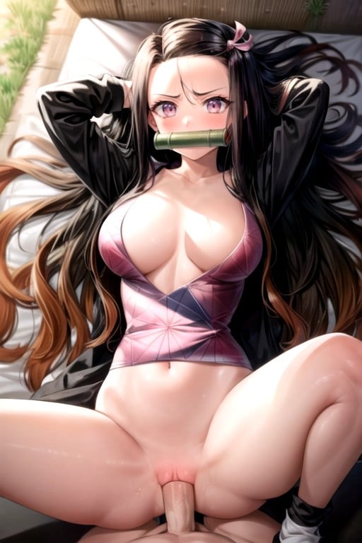 Brazos Arriba, Enojada, Nezuko (demon Slayer)Porno AI