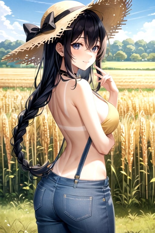 Closed Mouth, Straw Hat, HighPorno IA