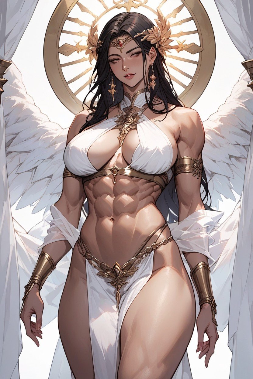 Ángel, Pechos Redondeados, GrandePorno AI Hentai