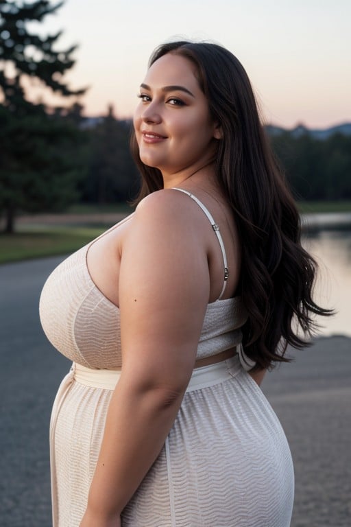 Outdoors, Smug Expression, Waist Shot AI Porn