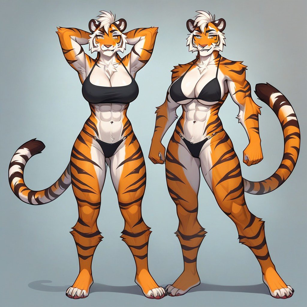 She Got Some Abs, Tigre, Looks Like TemptingPorno AI