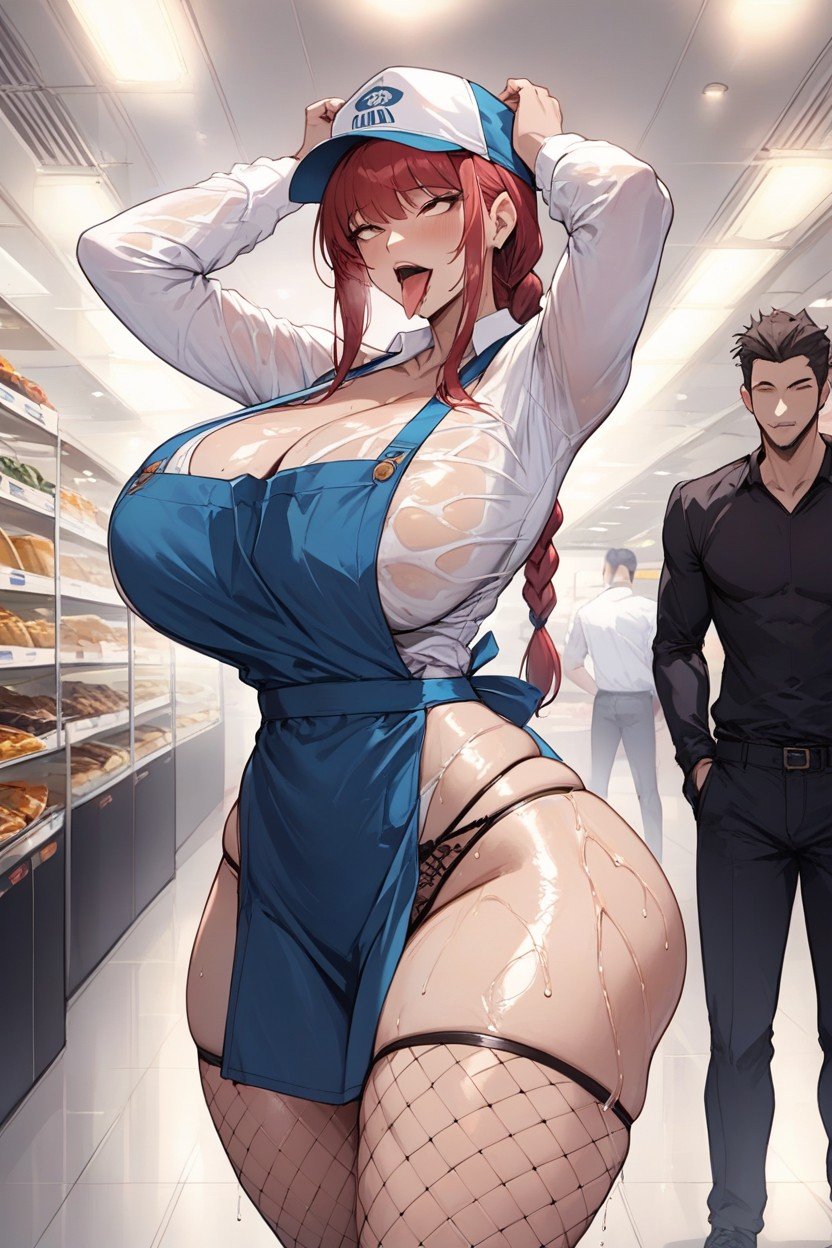 太ももが厚い, Perfect Figure, Massive BreastsAIポルノ