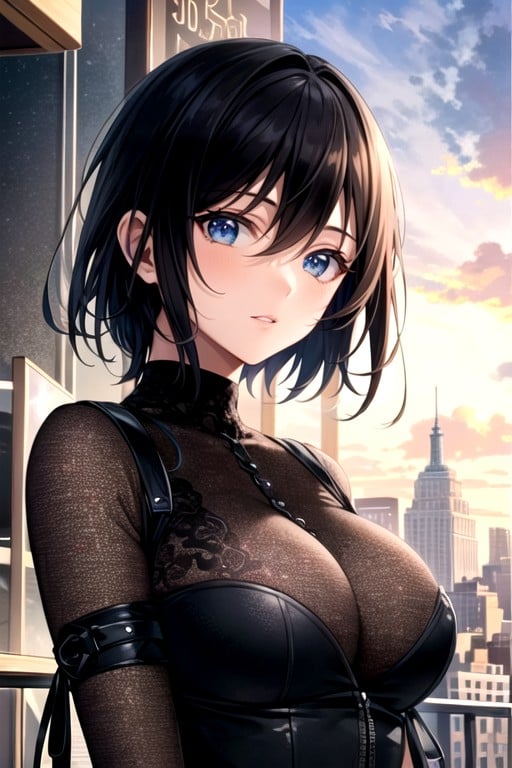 New York, Very Short Hair, 1 Person Hentai AI Porn